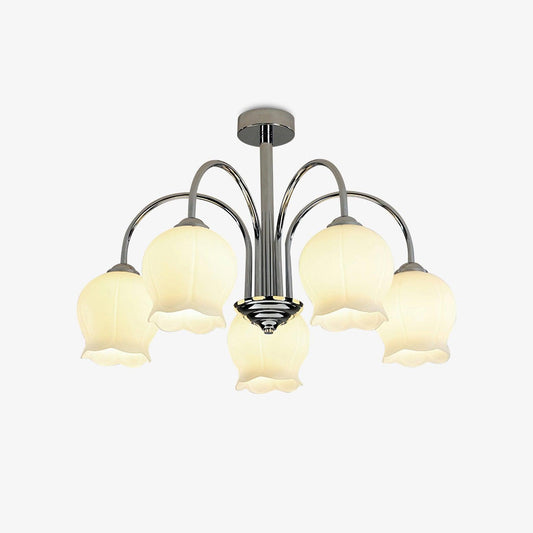 Floral Glass Chandelier Chandelier