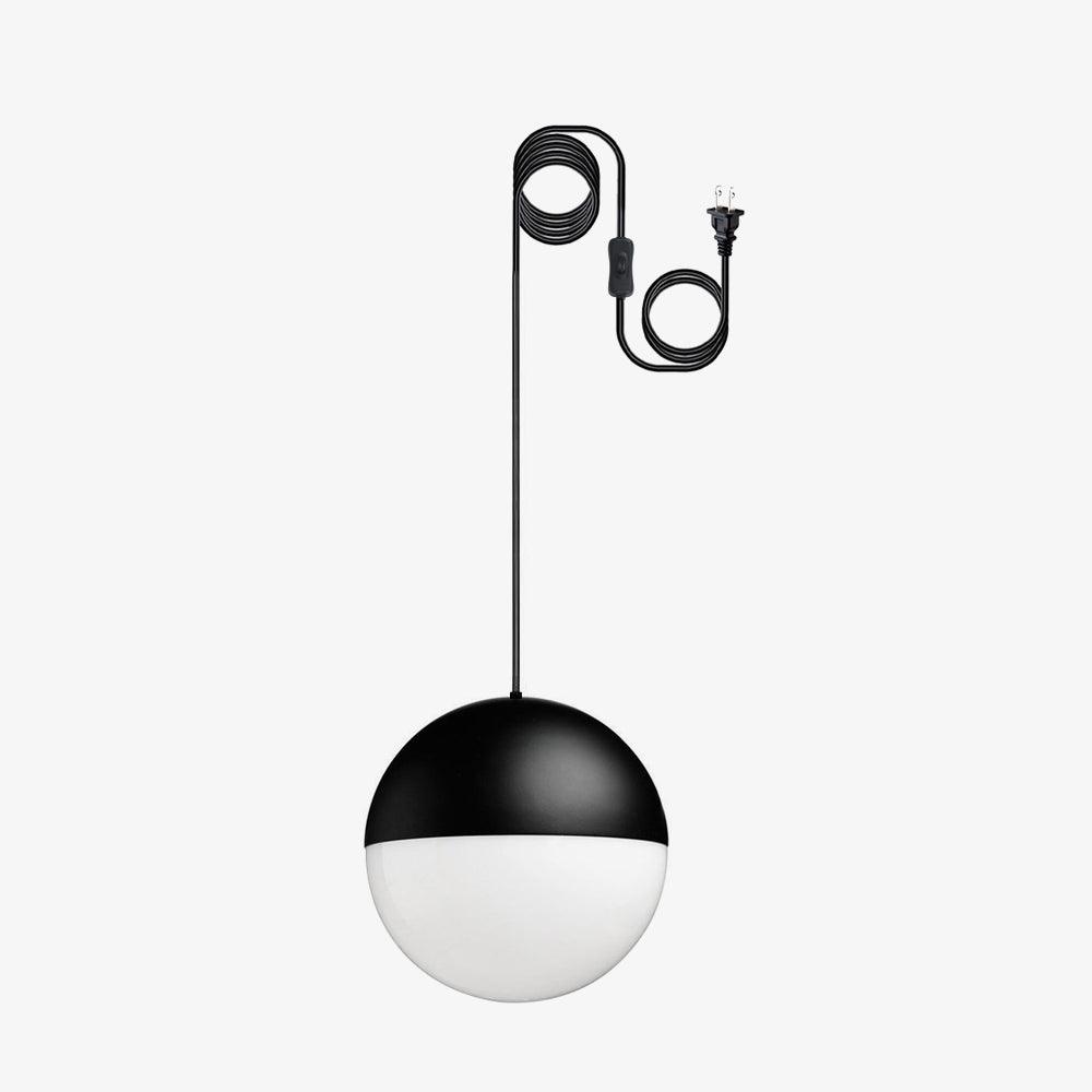 String Swag Lights Spherical: ? 9.8″ x H 9.8″ / Dia 25cm x H 25cm (2 hooks) / L 450cm with plug / 2 Pendant light