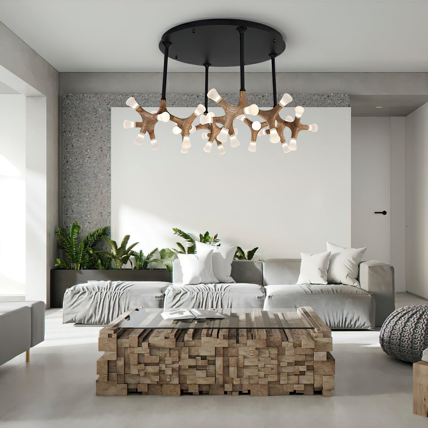 Flower Bone Chandelier Chandelier