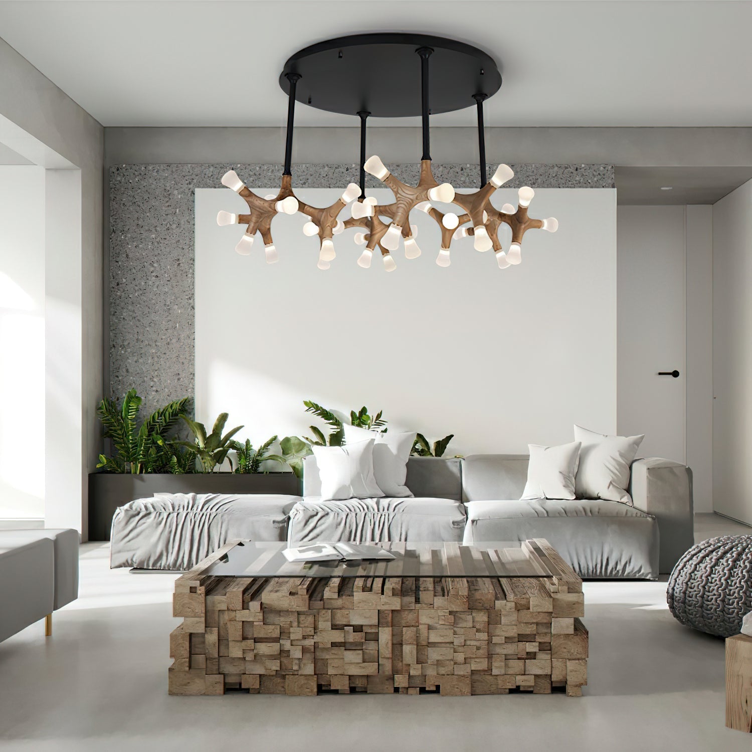Flower Bone Chandelier Chandelier