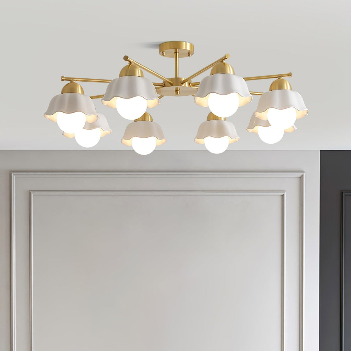 Flower Shade Chandelier Chandelier