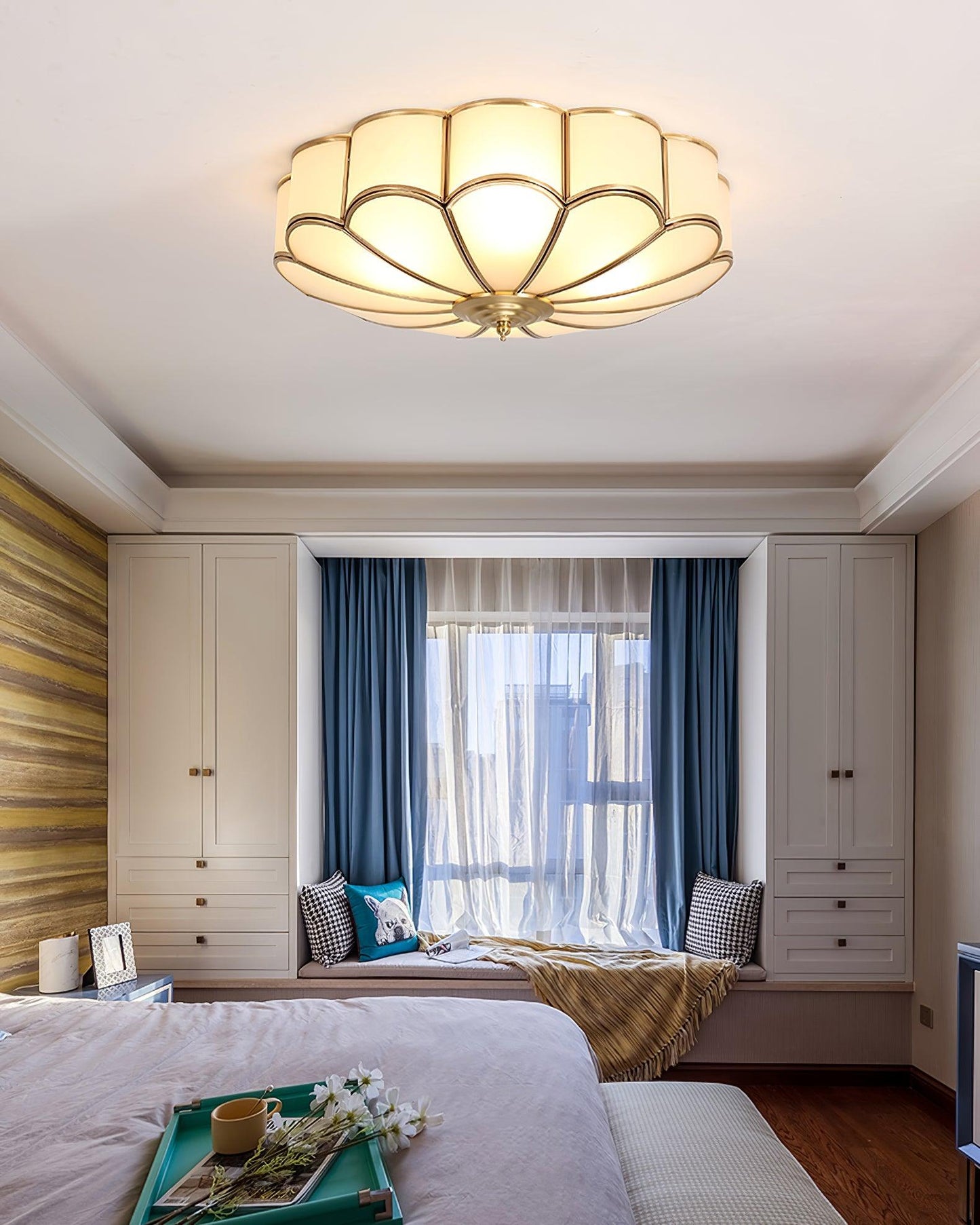 Scalloped Flush Ceiling Light Ceiling lamp