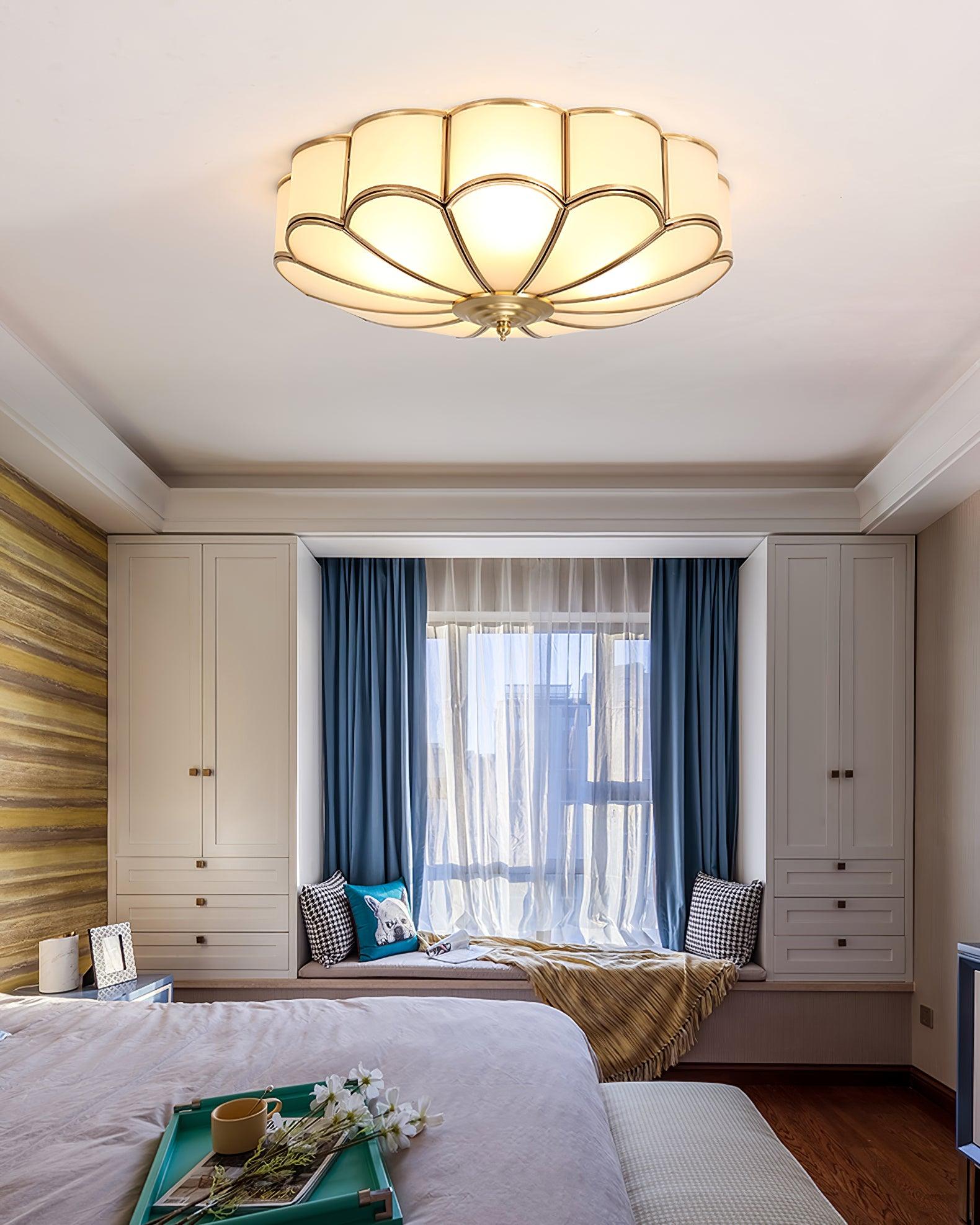 Scalloped Flush Ceiling Light Ceiling lamp