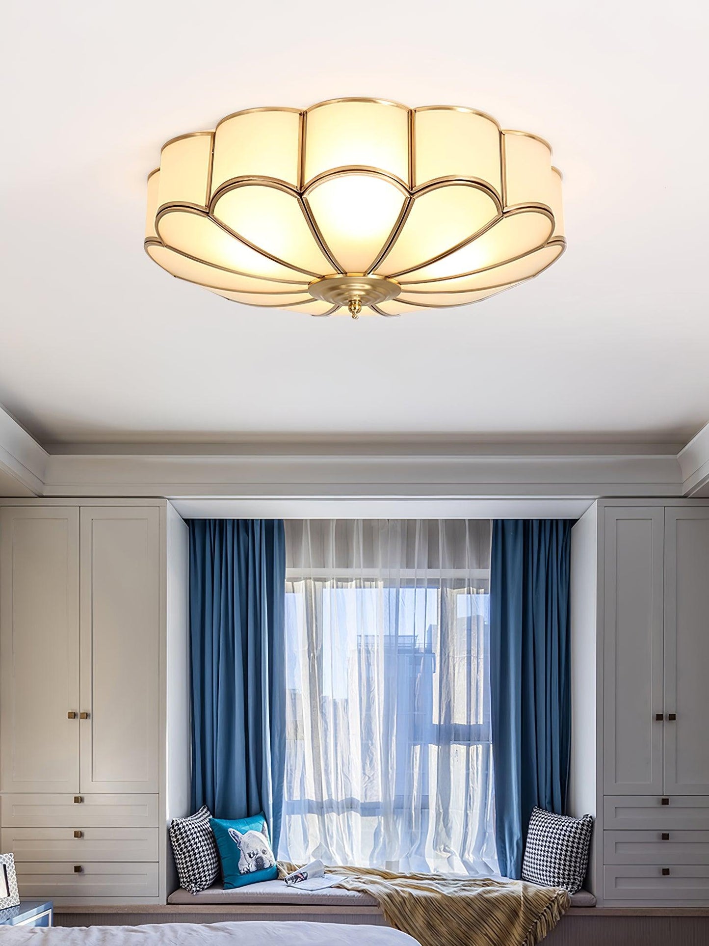Scalloped Flush Ceiling Light Ceiling lamp