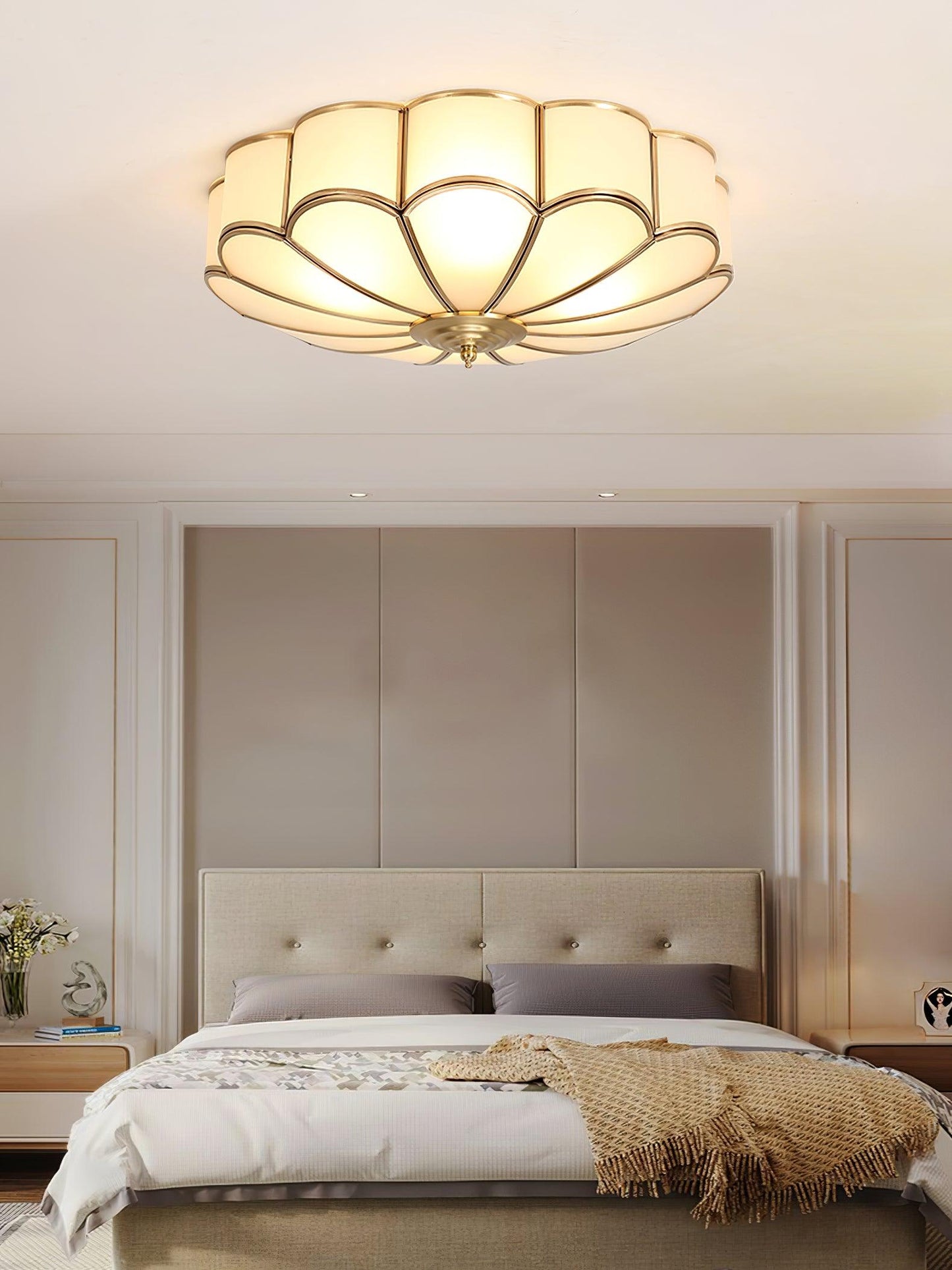 Scalloped Flush Ceiling Light Ceiling lamp