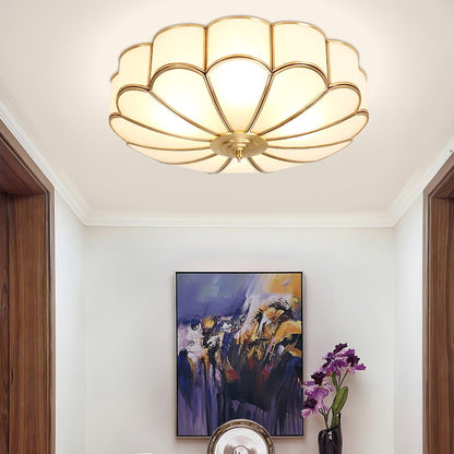 Scalloped Flush Ceiling Light Ceiling lamp