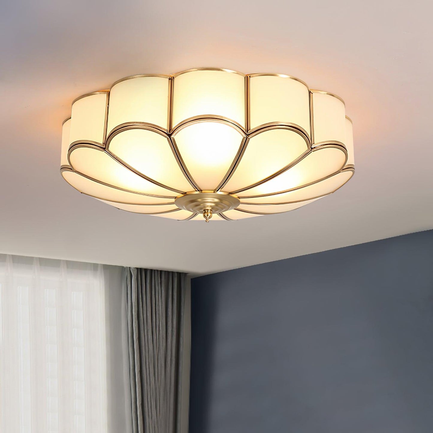 Scalloped Flush Ceiling Light Ceiling lamp