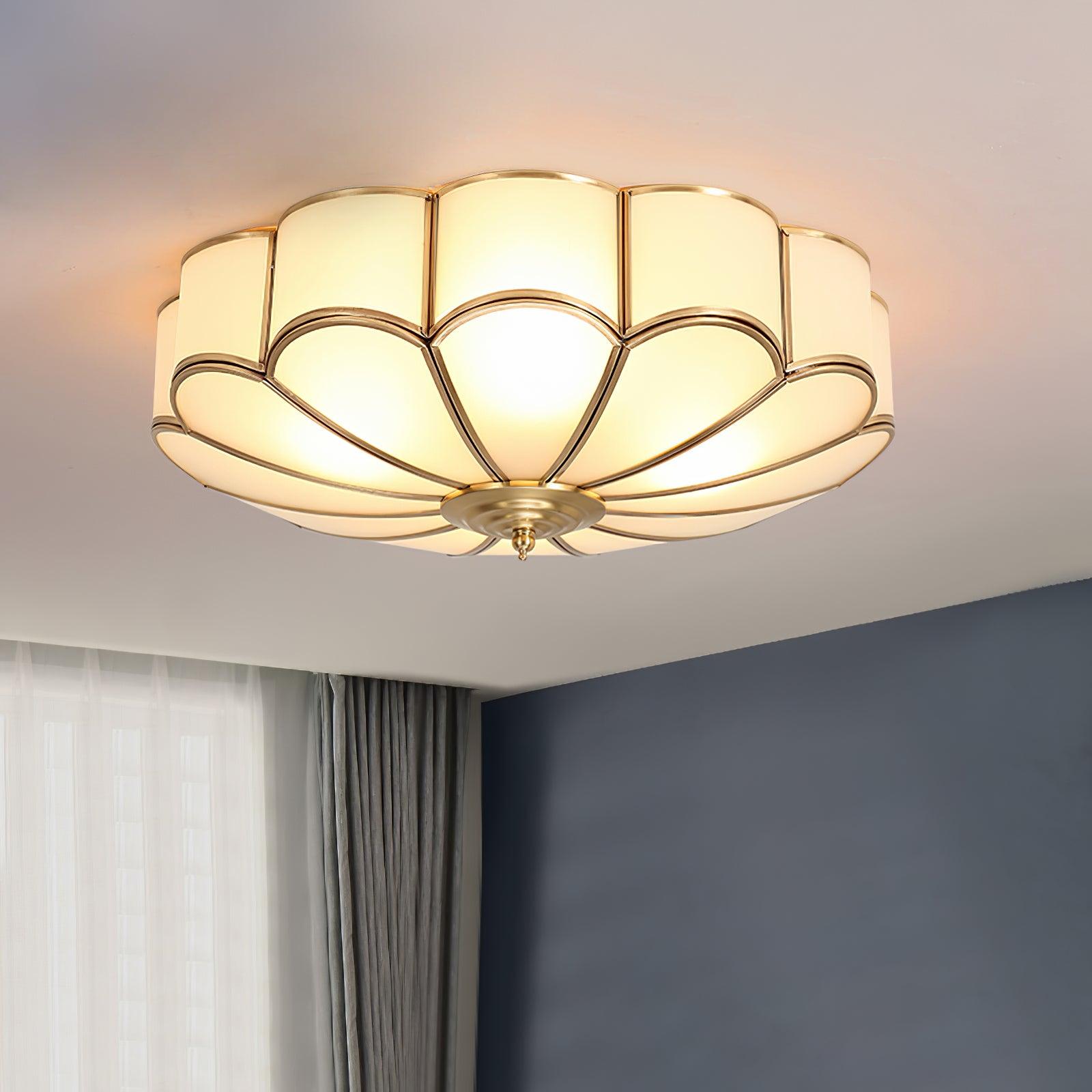 Scalloped Flush Ceiling Light Ceiling lamp