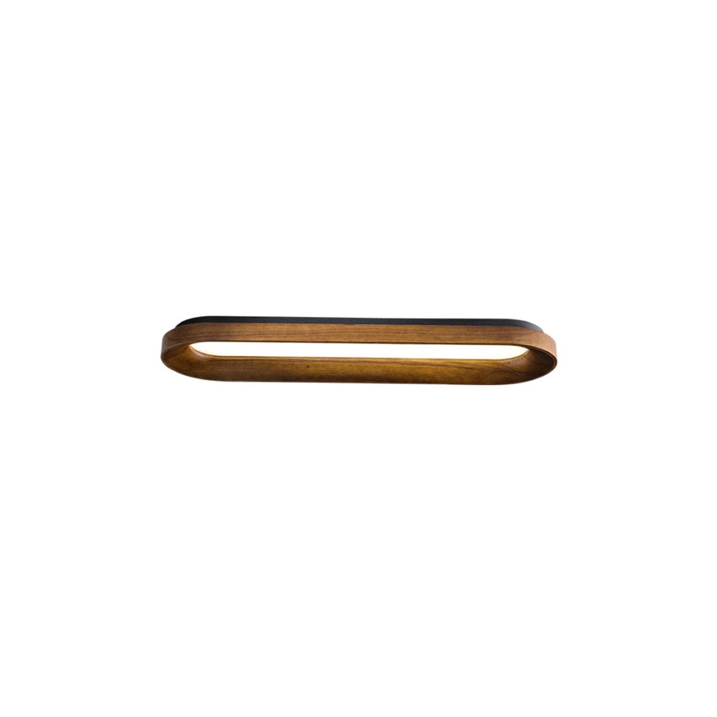 Flowing Cloud Ceiling Lamp L 47.2’’ x W 13.8’’ / Walnut Color / Warm Light Ceiling lamp