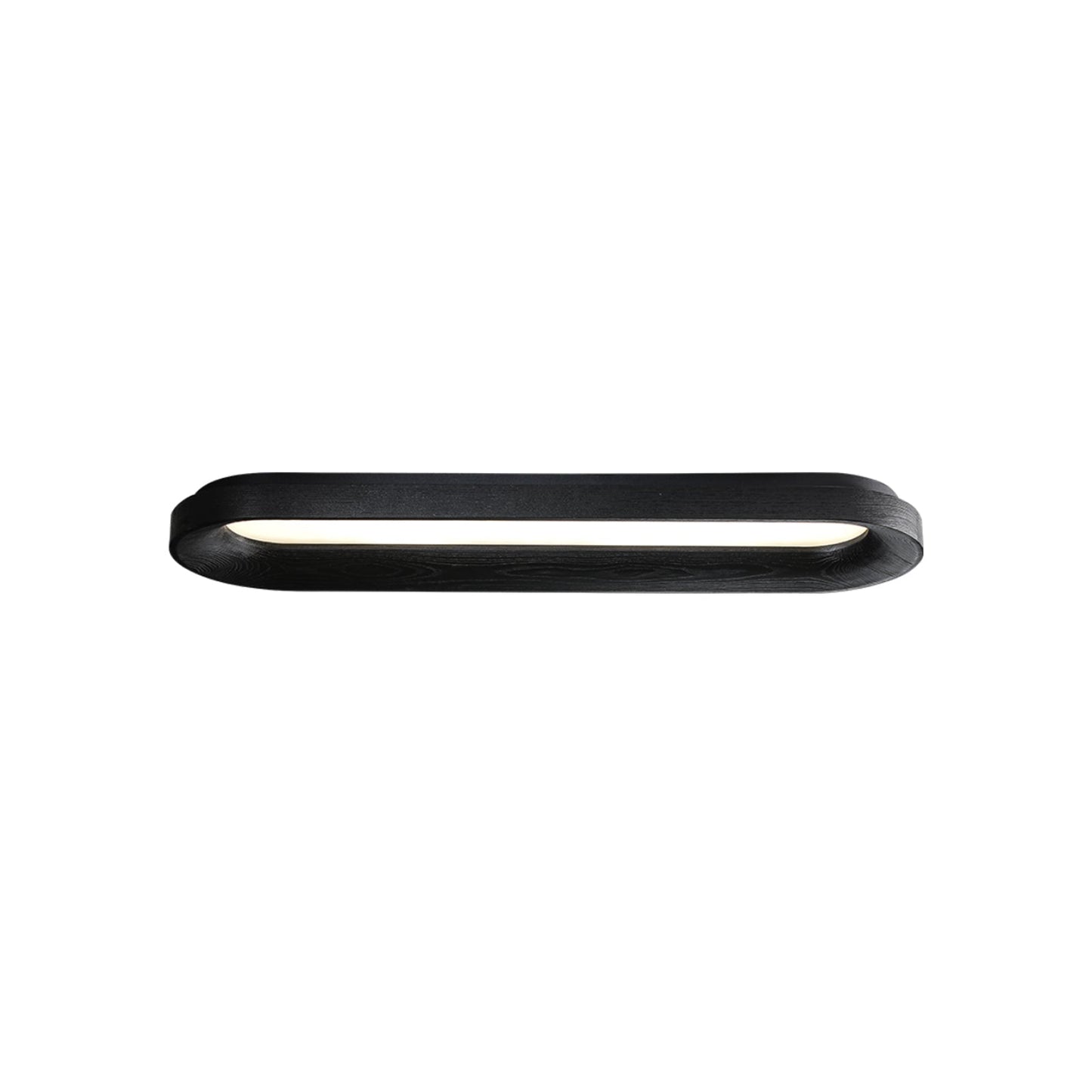 Flowing Cloud Ceiling Lamp L 59.1’’ x W 13.8’’ / Black / Warm Light Ceiling lamp