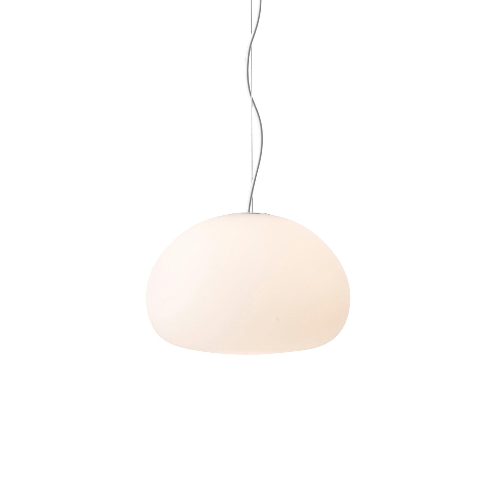 Fluid Pendant Light ? 9.1″ x H 5.5″ / Dia 23cm x H 14cm / White Pendant light