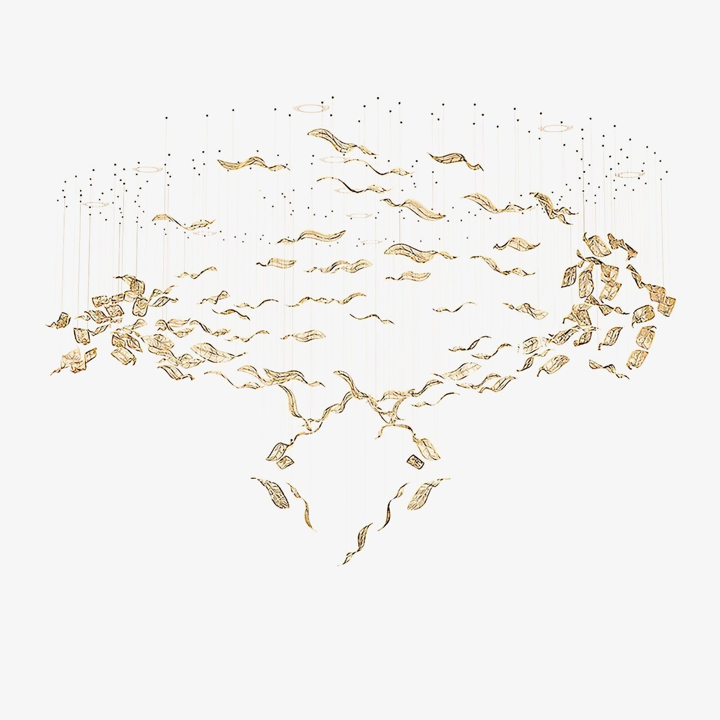 Fluttering Leaves Chandelier Chandelier