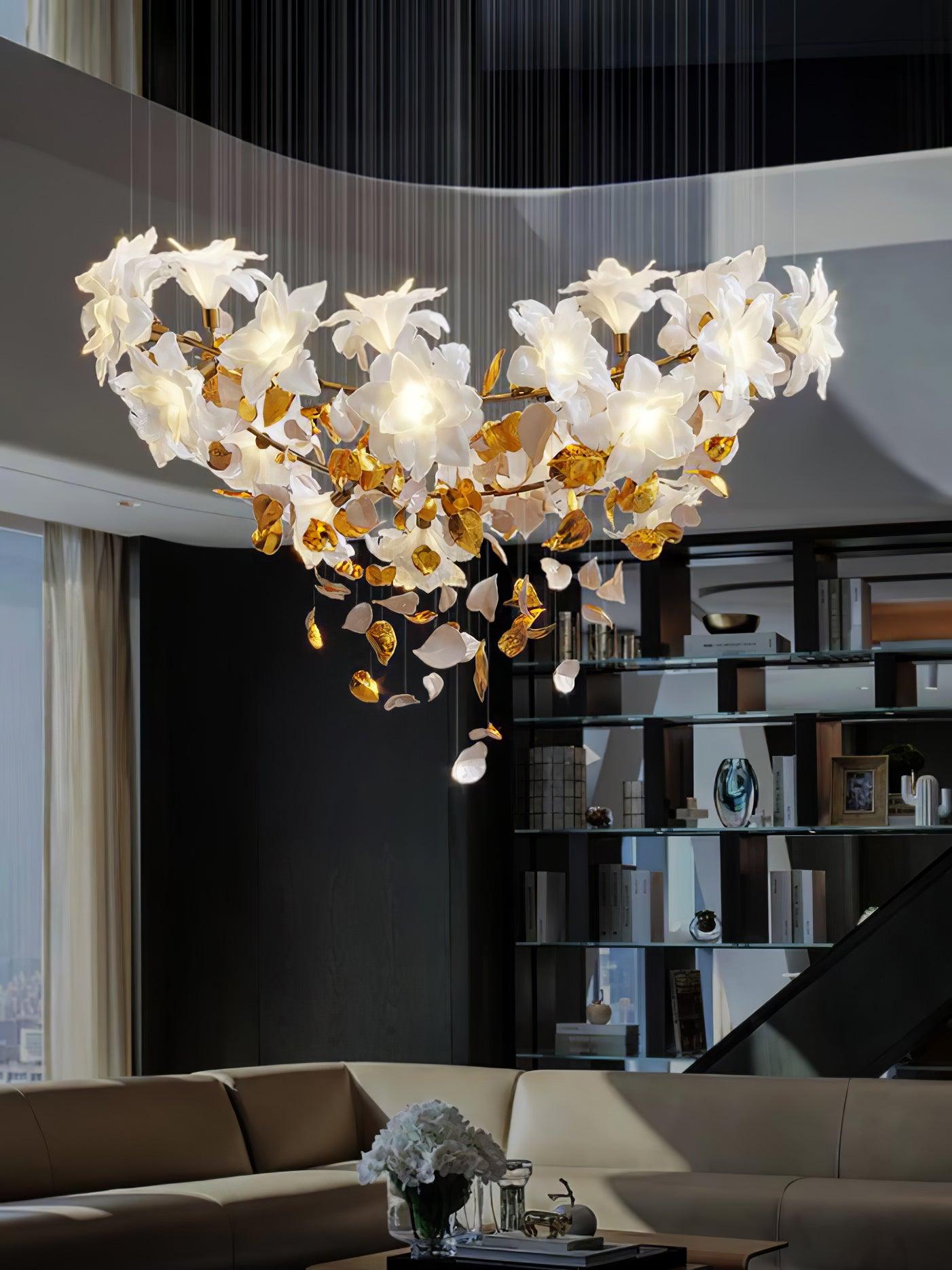 Flying Flowers Fluttering Chandelier Chandelier