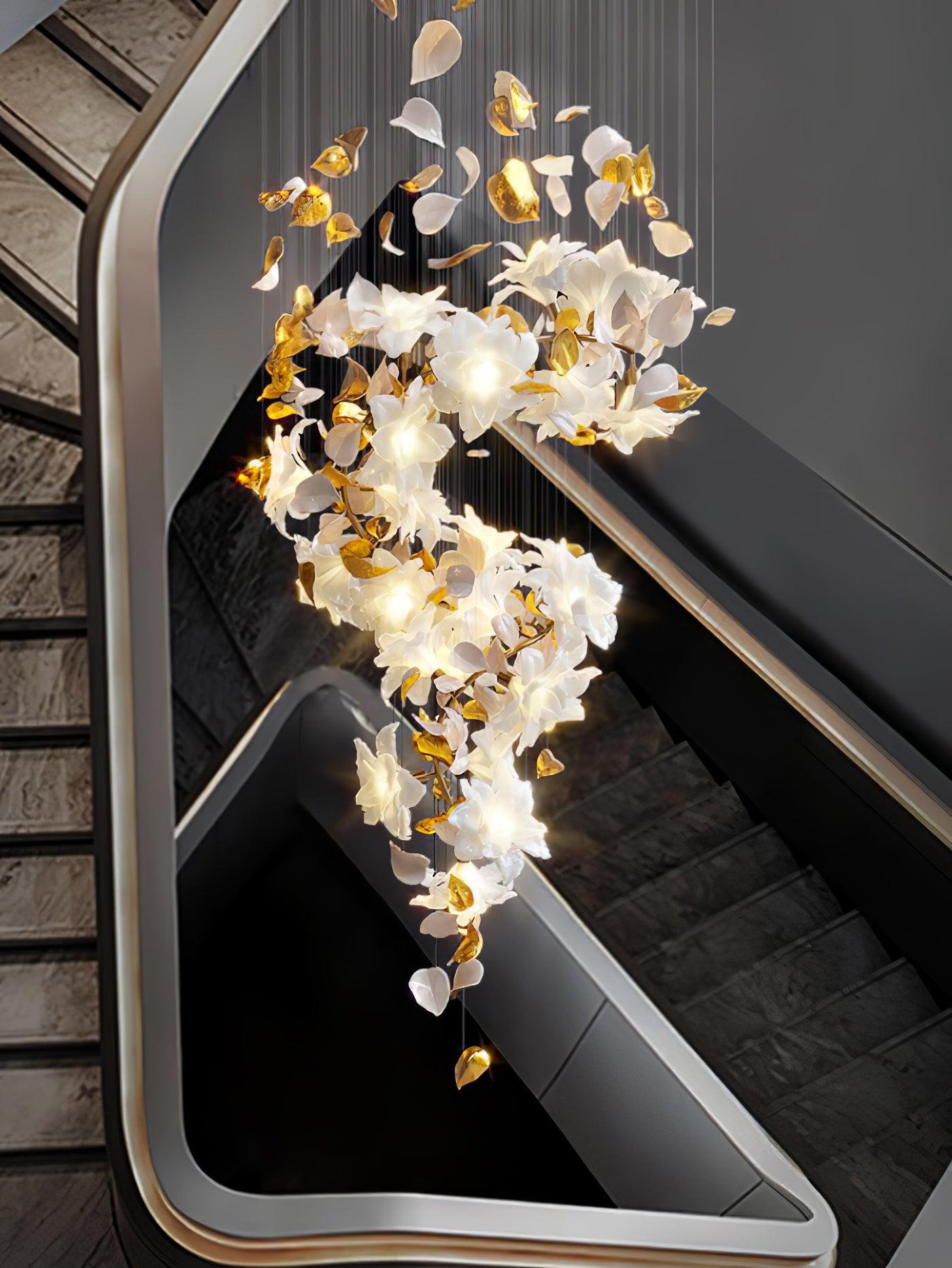 Flying Flowers Fluttering Chandelier Chandelier