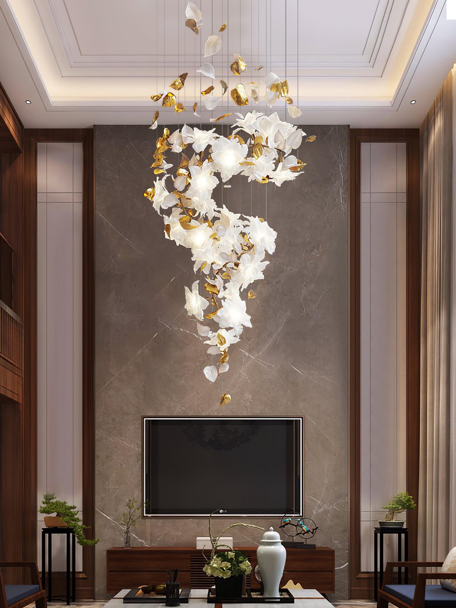 Flying Flowers Fluttering Chandelier Chandelier