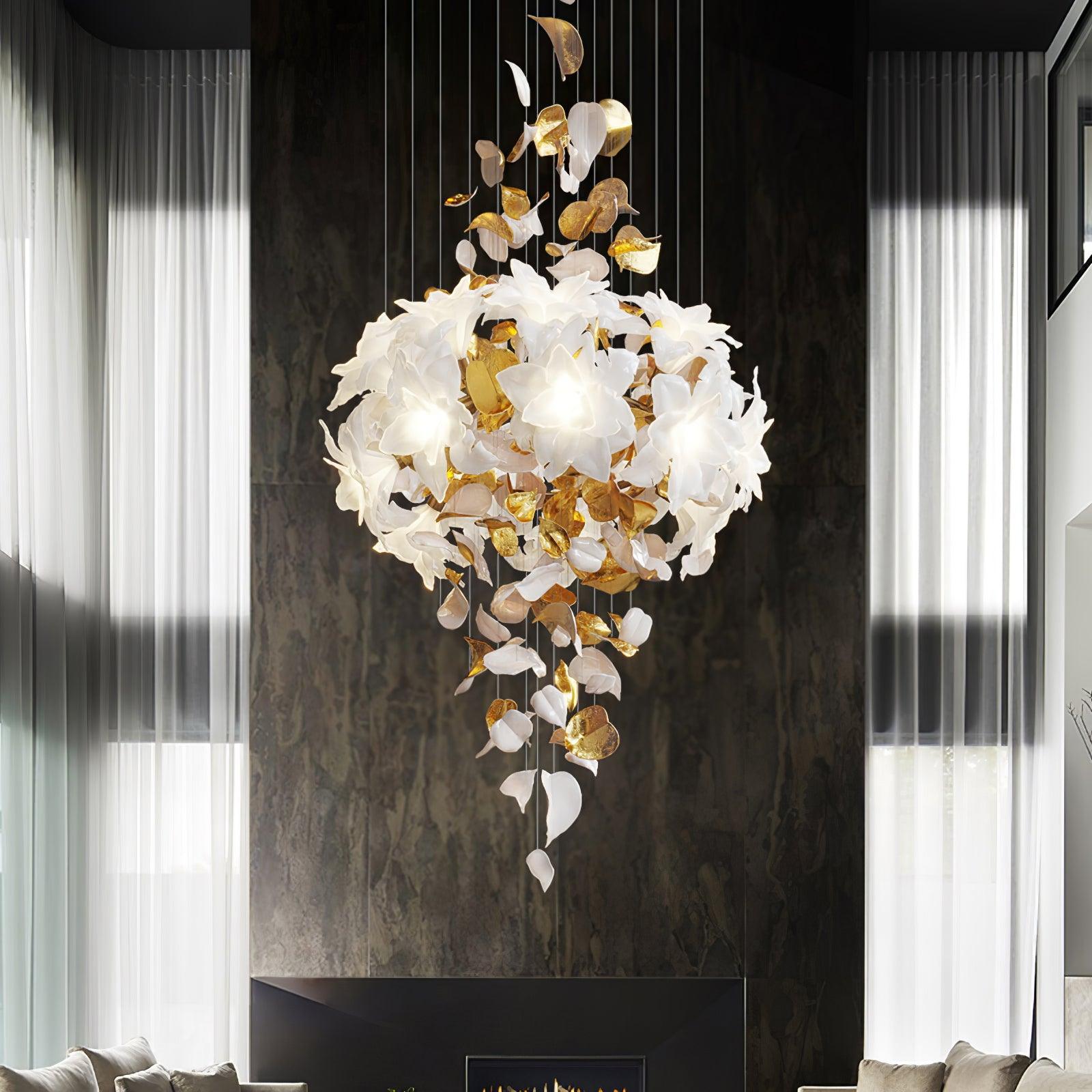Flying Flowers Fluttering Chandelier Chandelier
