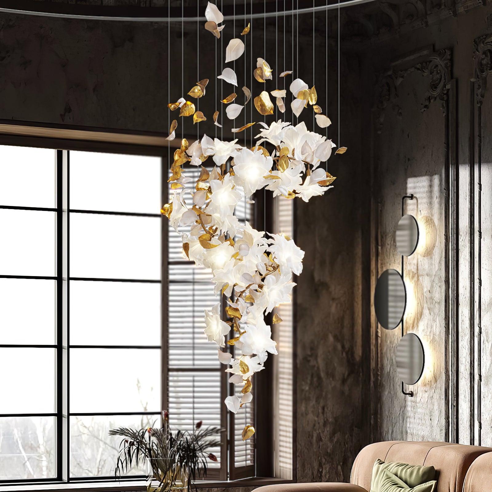 Flying Flowers Fluttering Chandelier Chandelier