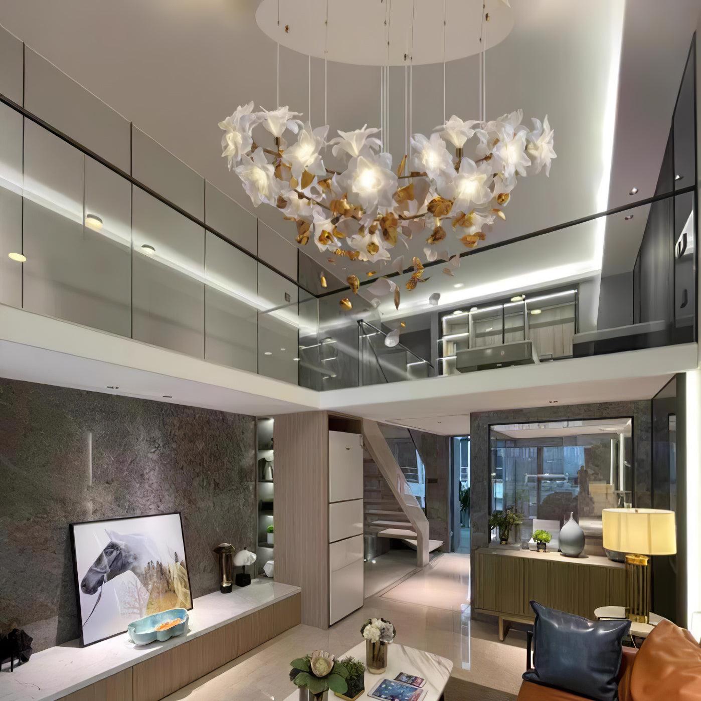 Flying Flowers Fluttering Chandelier Chandelier