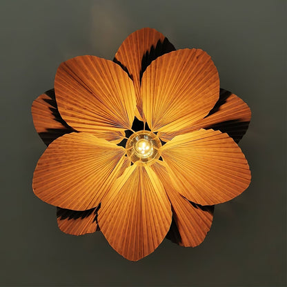 Folded Leaf Lotus Pendant Lamp Chandelier