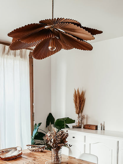 Folded Leaf Lotus Pendant Lamp Chandelier