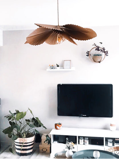Folded Leaf Lotus Pendant Lamp Chandelier