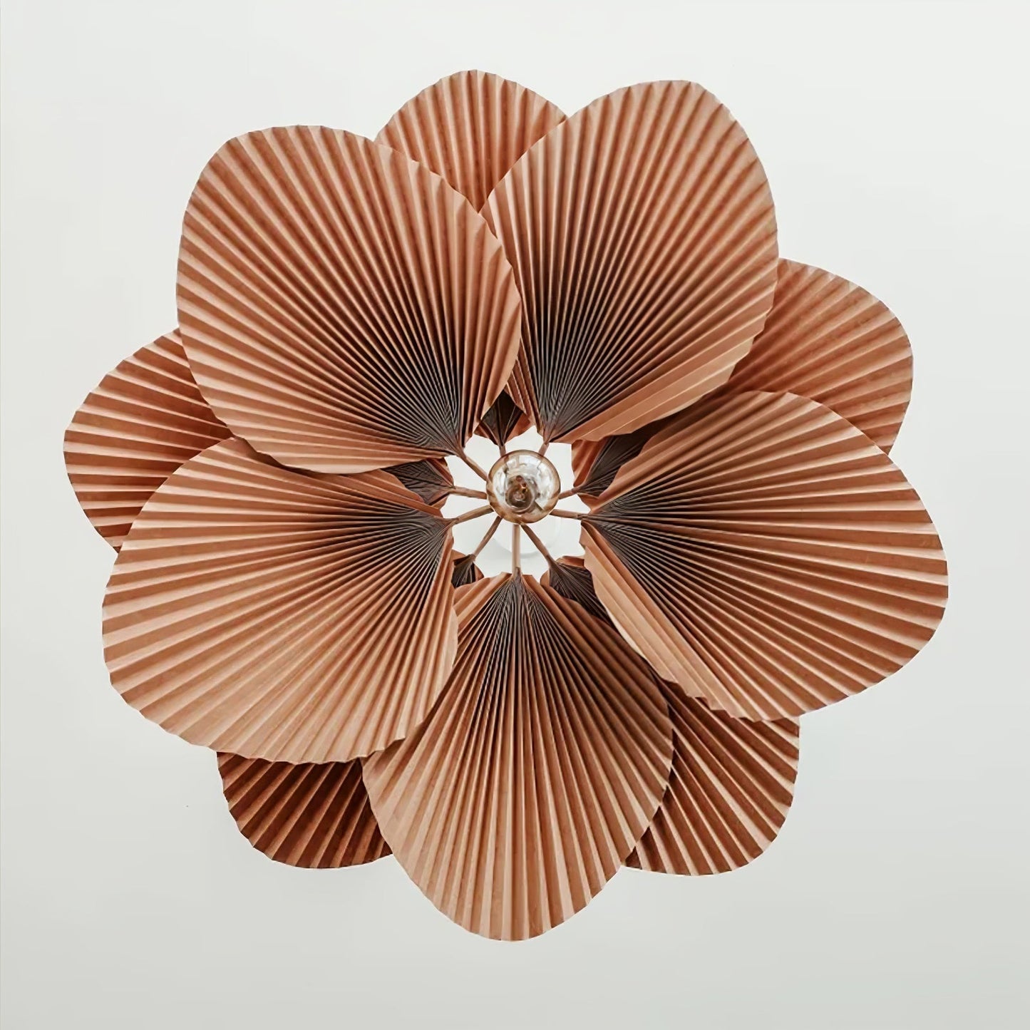 Folded Leaf Lotus Pendant Lamp Chandelier