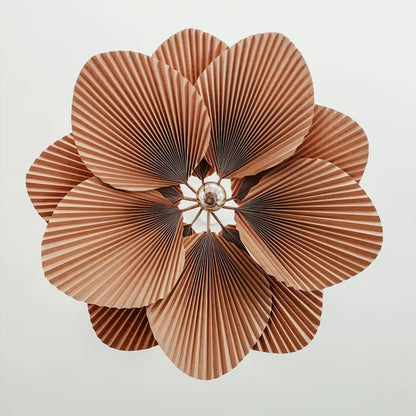 Folded Leaf Lotus Pendant Lamp Chandelier