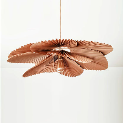 Folded Leaf Lotus Pendant Lamp Chandelier