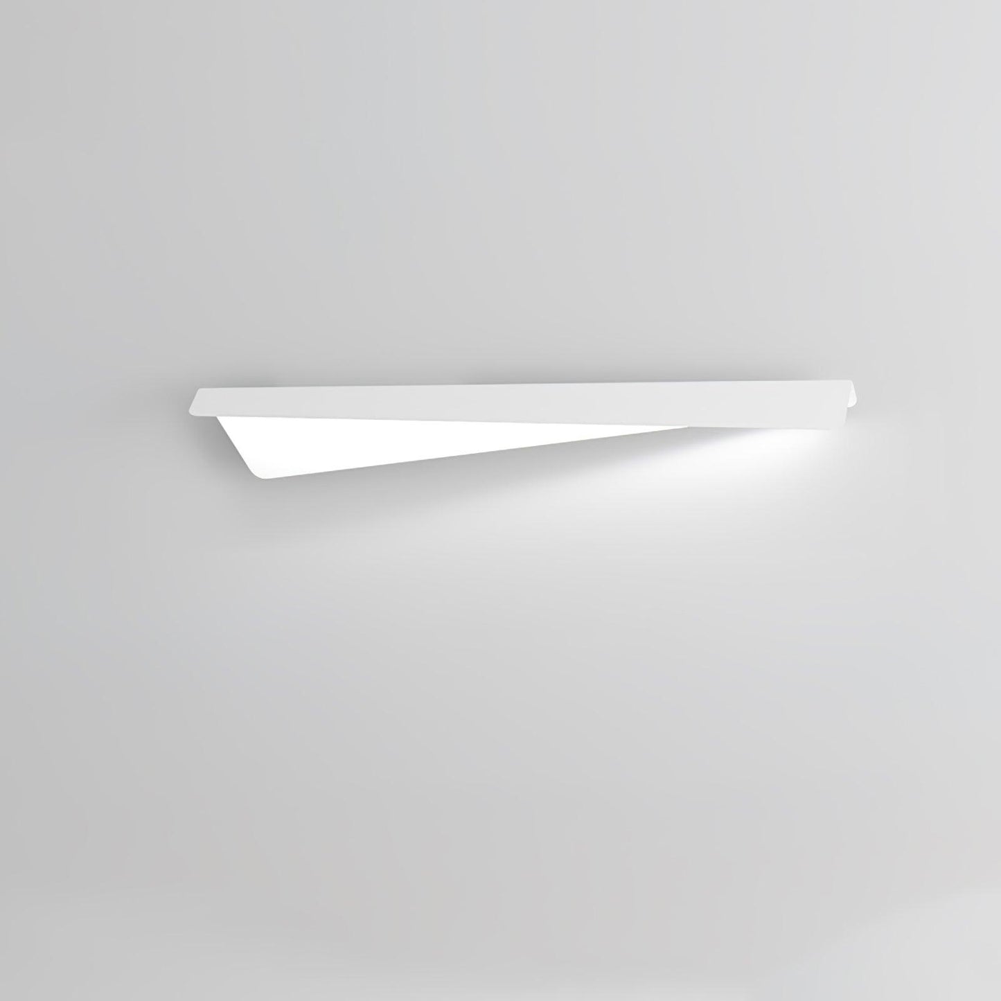 Folding Line Wall Light Dia 28.1″ x H 5.1″ / Dia 71.5cm x H 13cm / White / Three-Color Changing Light Wall lamp