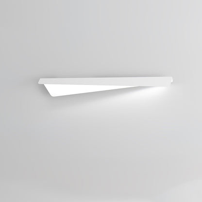 Folding Line Wall Light Dia 28.1″ x H 5.1″ / Dia 71.5cm x H 13cm / White / Three-Color Changing Light Wall lamp