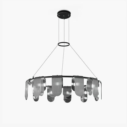 Folioles Brass Chandelier Chandelier