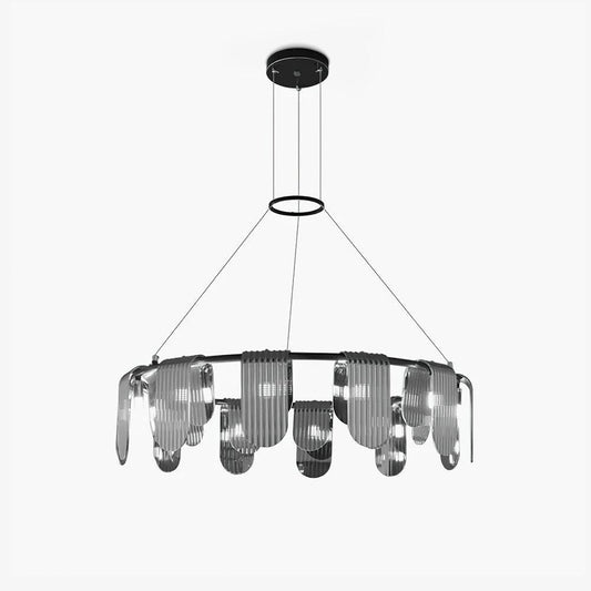 Folioles Brass Chandelier Chandelier