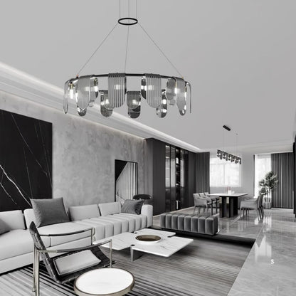 Folioles Brass Chandelier Chandelier