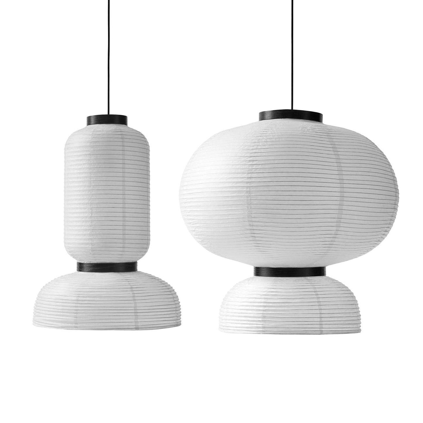 Rice Paper Lantern Pendant lamp JH3 + JH5 / White Pendant light