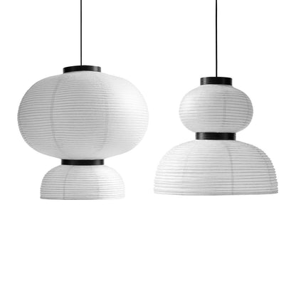 Rice Paper Lantern Pendant lamp JH4 + JH6 / White Pendant light