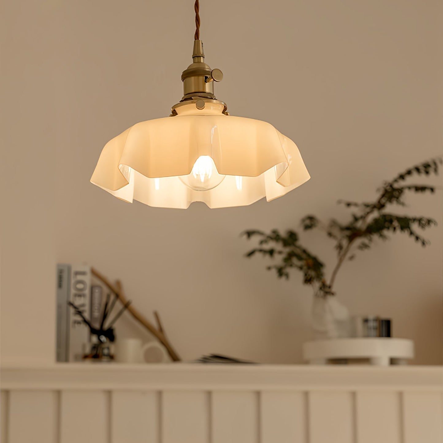 French Flower Pendant Swag Light Pendant light