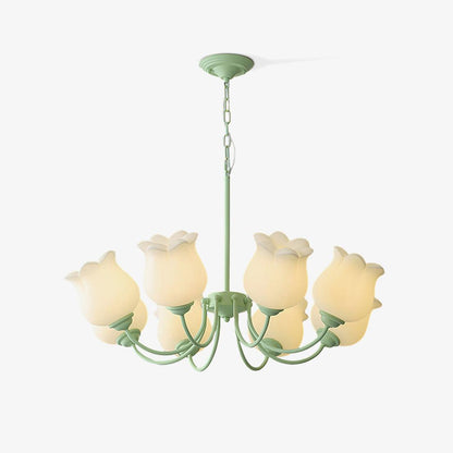 French Lily Chandelier Chandelier