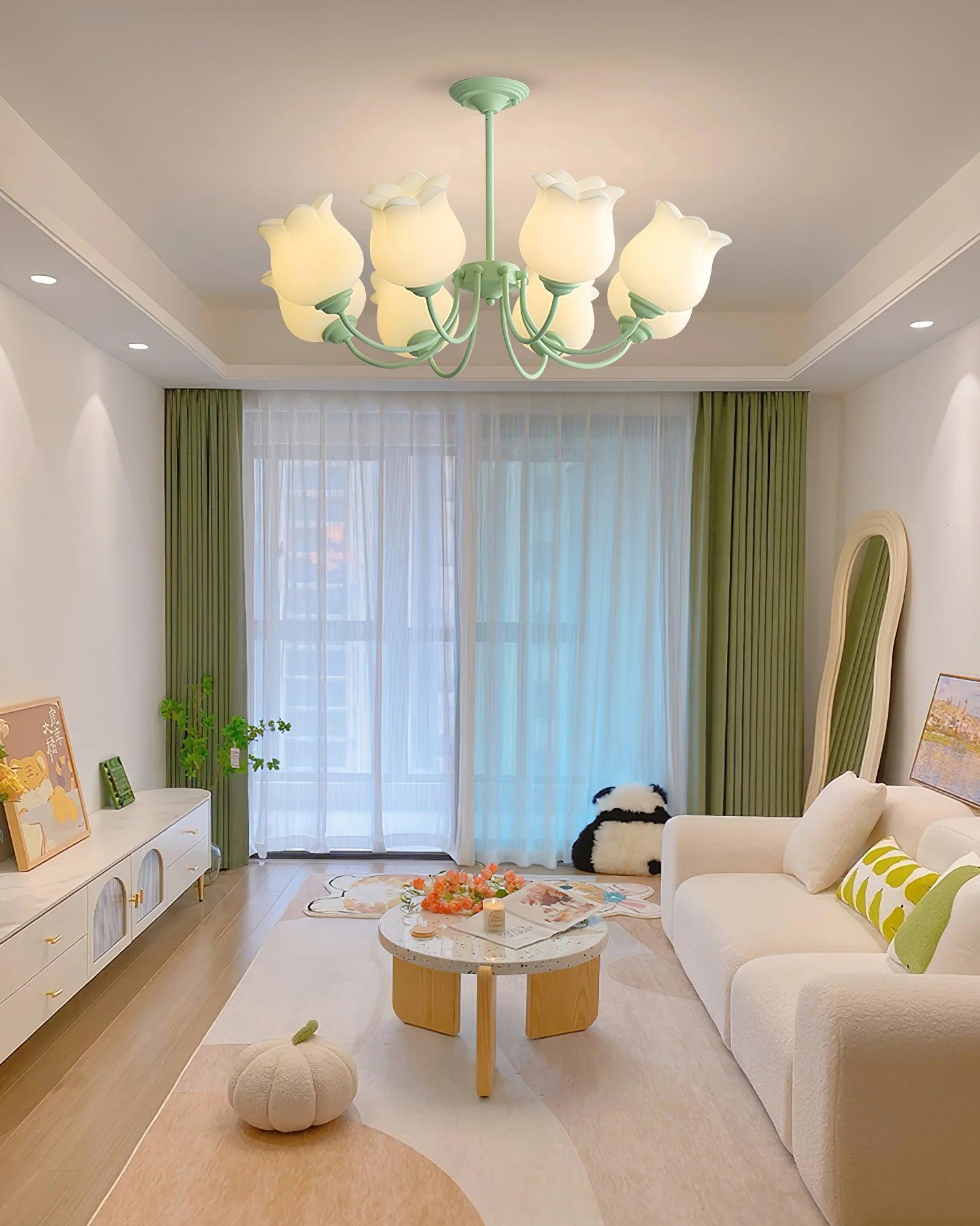 French Lily Chandelier Chandelier