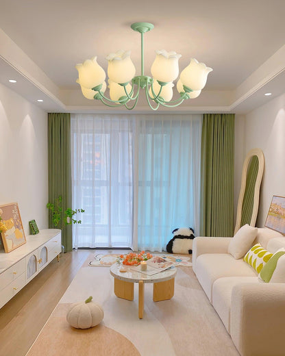 French Lily Chandelier Chandelier