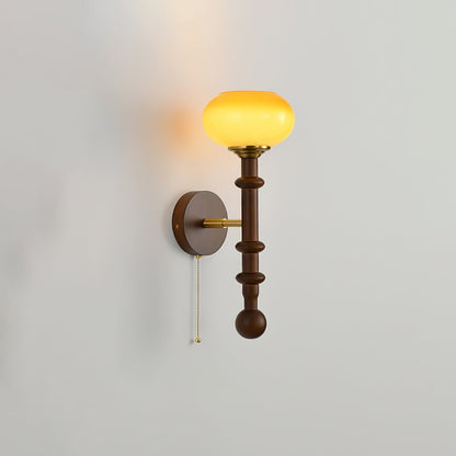Roma Wall Sconce Model A2: Dia 7.1″ x H 19.7″ / Single Wall lamp