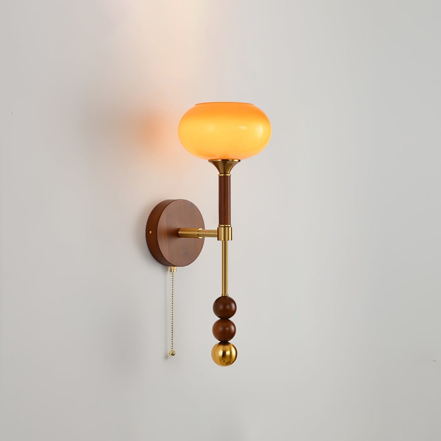 Roma Wall Sconce Model A1: Dia 7.1″ x H 19.7″ / Single Wall lamp