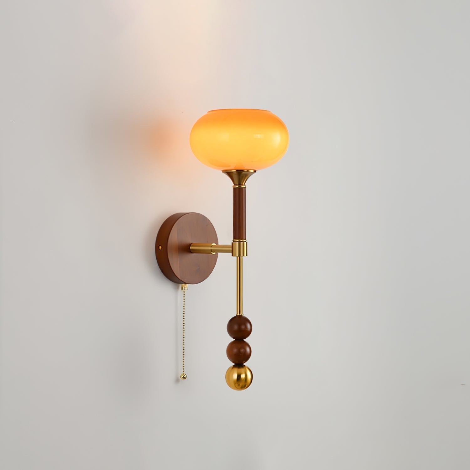 Roma Wall Sconce Model A1: Dia 7.1″ x H 19.7″ / Single Wall lamp