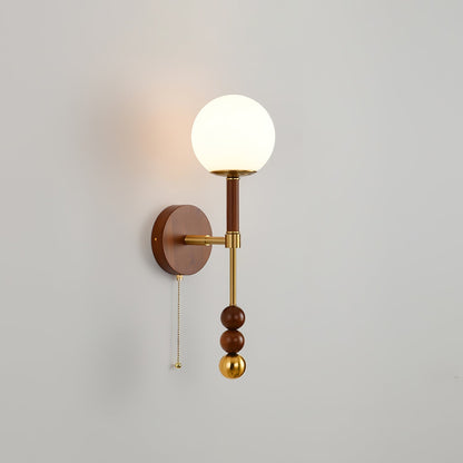 Roma Wall Sconce Model C1: Dia 7.1″ x H 19.7″ / Single Wall lamp