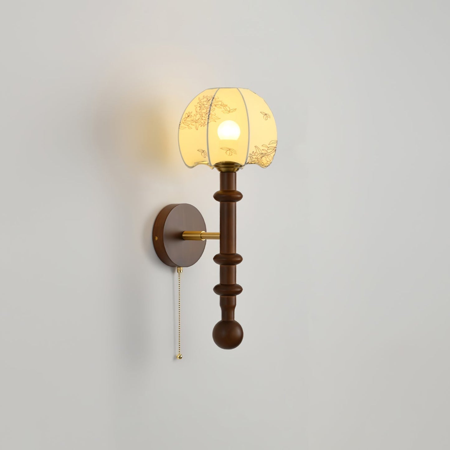 Roma Wall Sconce Model D2: Dia 7.9″ x H 19.7″ / Single Wall lamp