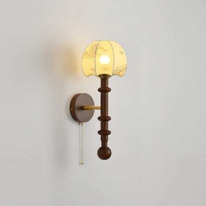 Roma Wall Sconce Model D2: Dia 7.9″ x H 19.7″ / Single Wall lamp