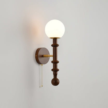 Roma Wall Sconce Model C2: Dia 7.1″ x H 19.7″ / Single Wall lamp