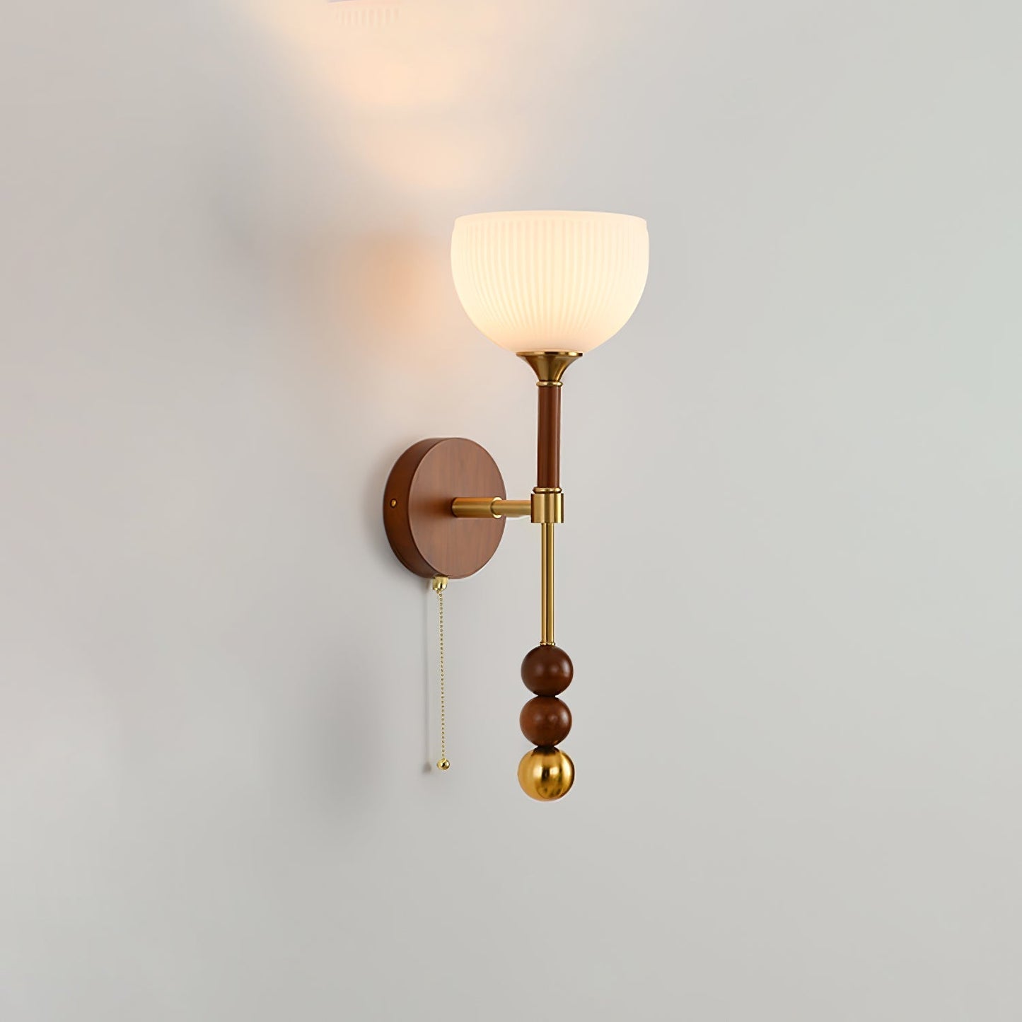 Roma Wall Sconce Model B1: Dia 7.1″ x H 19.7″ / Single Wall lamp