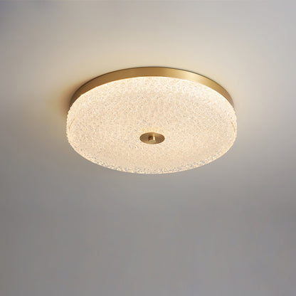 Frosted Dawn Ceiling Light Dia 15.7″ x H 3.1″ / Dia 40cm x H 8cm / Brass / Warm Light Ceiling lamp