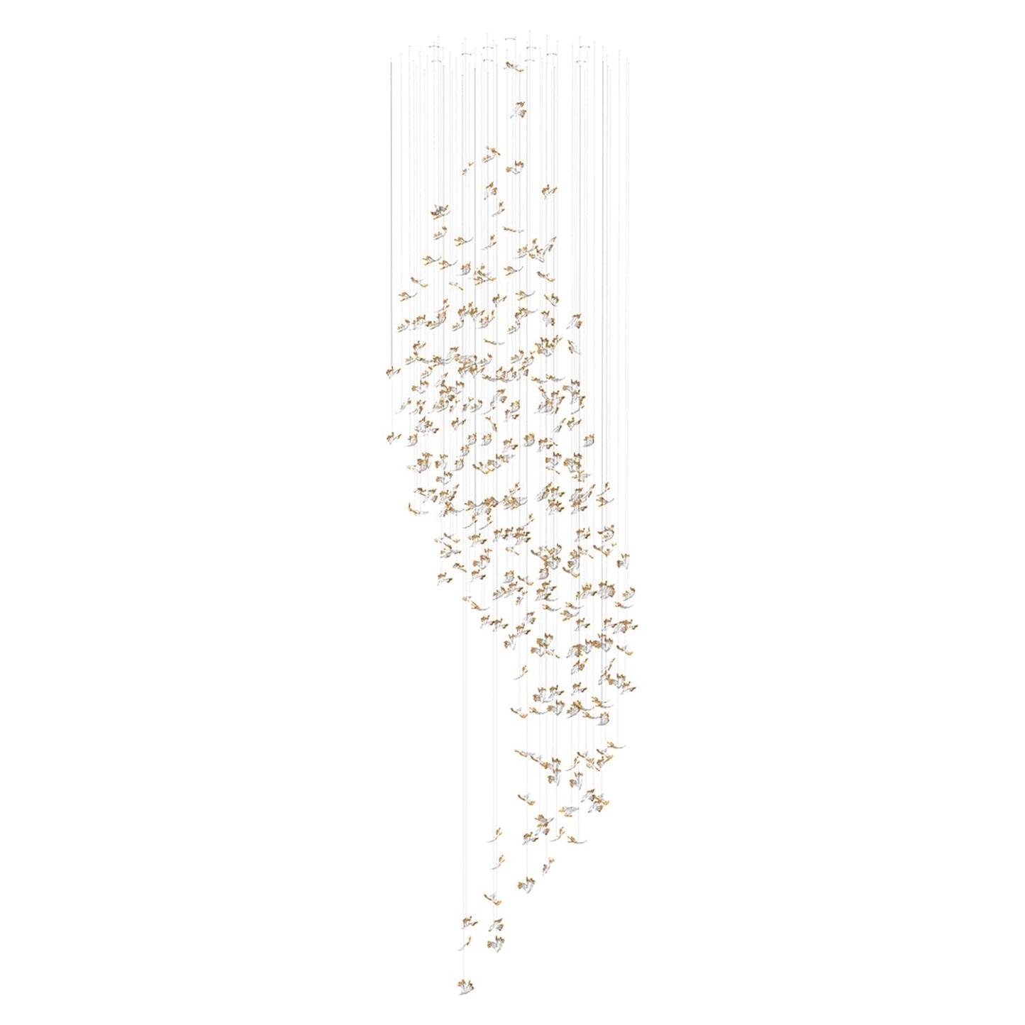 Frosted Petals Frozen Chandelier Chandelier