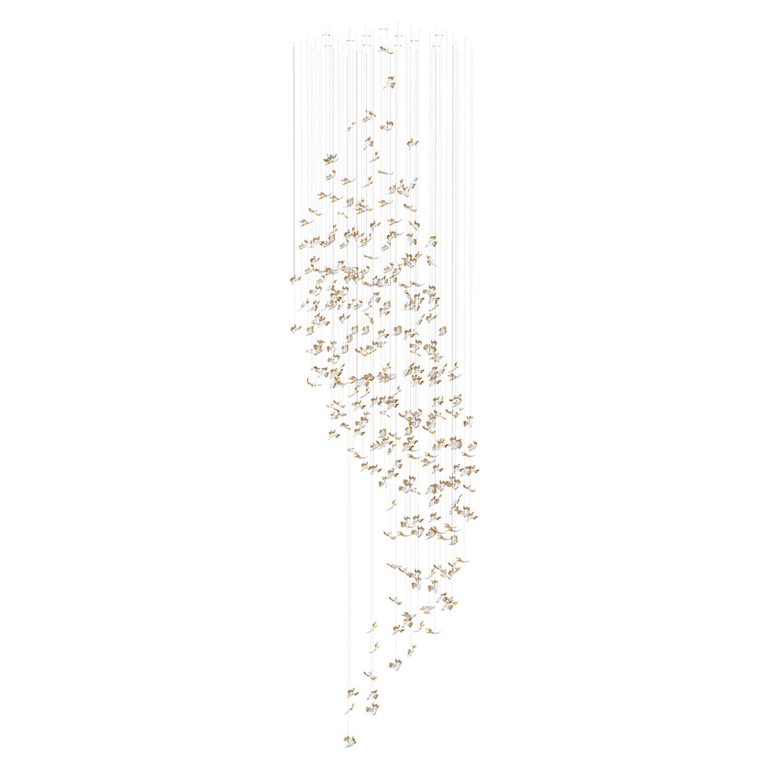 Frosted Petals Frozen Chandelier Chandelier